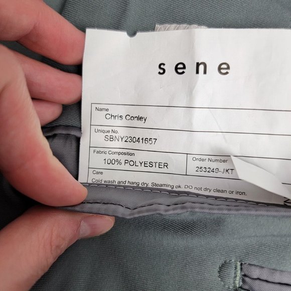 RESERVED Sene Soho Flex Tech Sport Coat Unstructured Blazer Jacke 50 - Picture 3 of 4